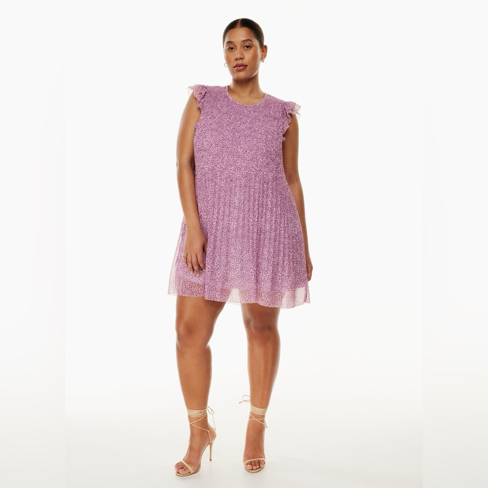 Mochi Pink & Wildberry Purple Aritzia Wilfred Sleeveless Daydreamer Dress